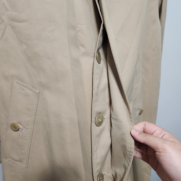 Burberry Trench Coat Vintage US Womens XL - Picture 4 of 16